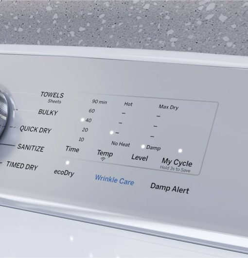 GE Profile 7.4 Cu. Ft. Diamond Grey Electric Dryer With Sanitize Cycle And Sensor Dry - Image 17