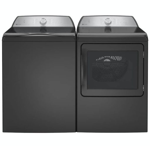 GE Profile 7.4 Cu. Ft. Diamond Grey Gas Dryer With Sanitize Cycle And Sensor Dry - Image 6