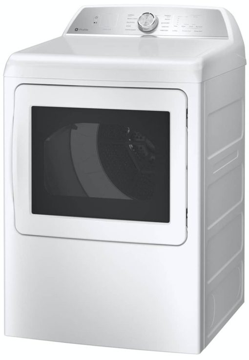 GE Profile 7.4 Cu. Ft. White Gas Dryer With Sanitize Cycle And Sensor Dry - Image 3