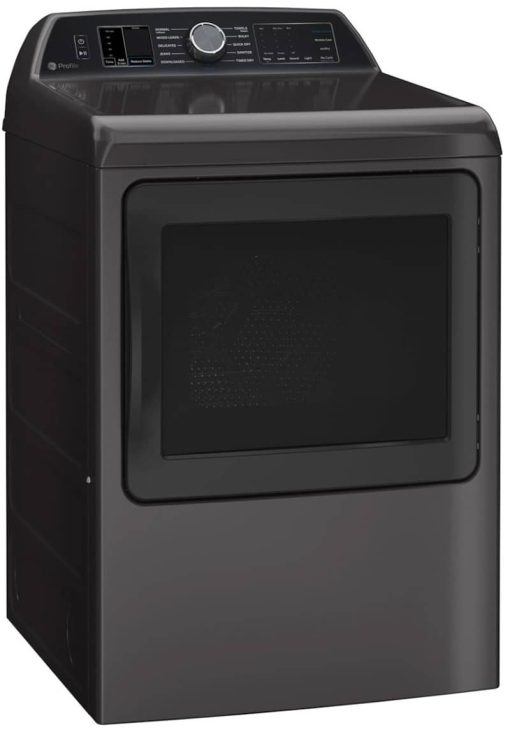 GE Profile 7.4 Cu. Ft. Diamond Gray Smart Electric Dryer With Sanitize Cycle And Sensor Dry - Image 4
