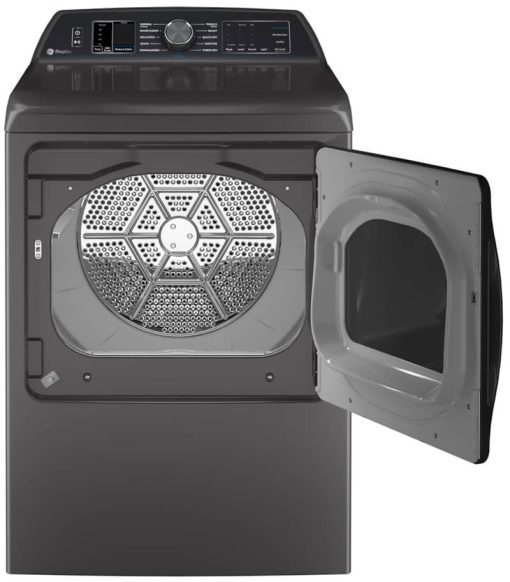 GE Profile 7.4 Cu. Ft. Diamond Gray Smart Electric Dryer With Sanitize Cycle And Sensor Dry - Image 2