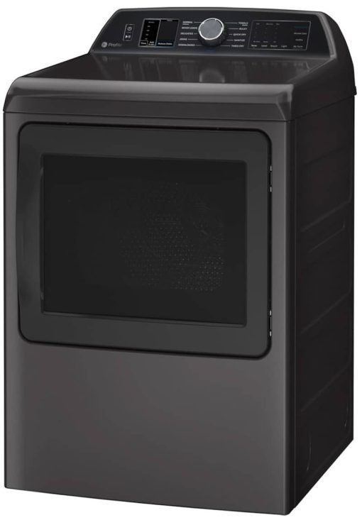 GE Profile 7.4 Cu. Ft. Diamond Gray Smart Electric Dryer With Sanitize Cycle And Sensor Dry - Image 3