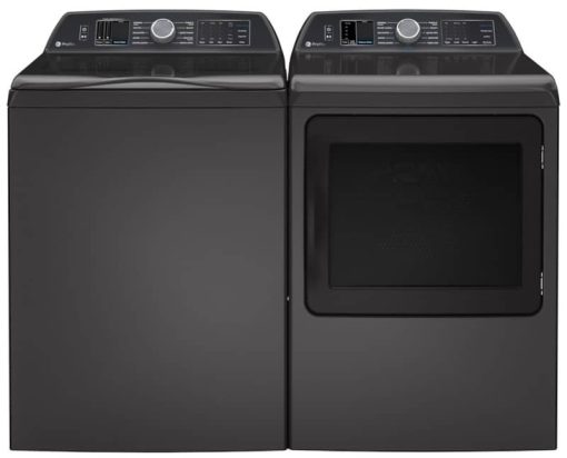 GE Profile 7.4 Cu. Ft. Diamond Gray Smart Gas Dryer With Sanitize Cycle And Sensor Dry - Image 6