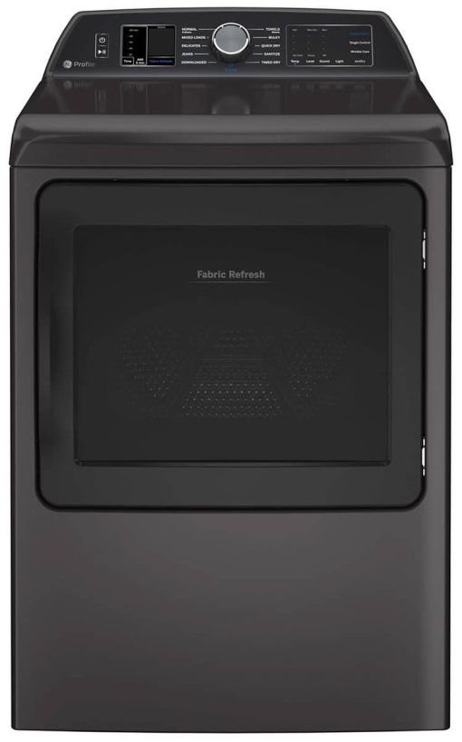 GE Profile 7.3 Cu. Ft. Diamond Gray Smart Gas Dryer With Fabric Refresh