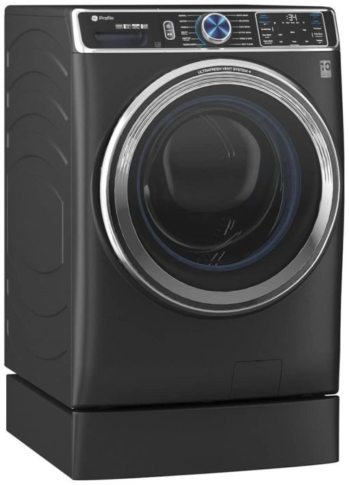 GE Profile ADA 5.3 Cu. Ft. Carbon Graphite Smart Front Load ENERGY STAR Steam Washer With Adaptive SmartDispense UltraFresh Vent System Plus With OdorBlock - Image 9