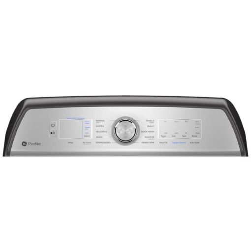 GE Profile 5 Cu. Ft. Diamond Grey Washer With Smarter Wash Technology And FlexDispense - Image 4