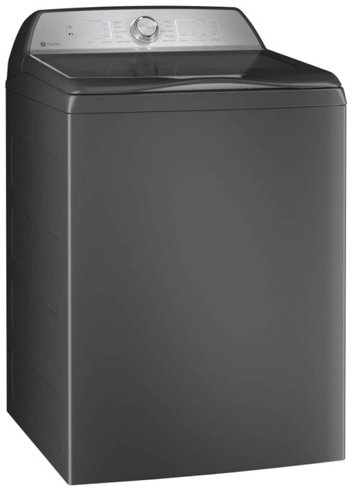 GE Profile 5 Cu. Ft. Diamond Grey Washer With Smarter Wash Technology And FlexDispense - Image 3