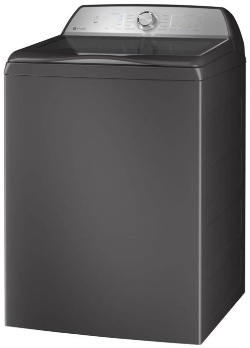 GE Profile 5 Cu. Ft. Diamond Grey Washer With Smarter Wash Technology And FlexDispense - Image 2