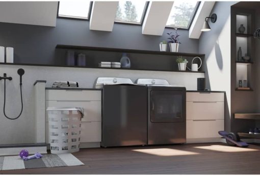 GE Profile 4.9 Cu. Ft. Diamond Grey Washer With Smarter Wash Technology And FlexDispense - Image 7