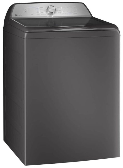 GE Profile 4.9 Cu. Ft. Diamond Grey Washer With Smarter Wash Technology And FlexDispense - Image 3