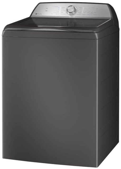 GE Profile 4.9 Cu. Ft. Diamond Grey Washer With Smarter Wash Technology And FlexDispense - Image 2