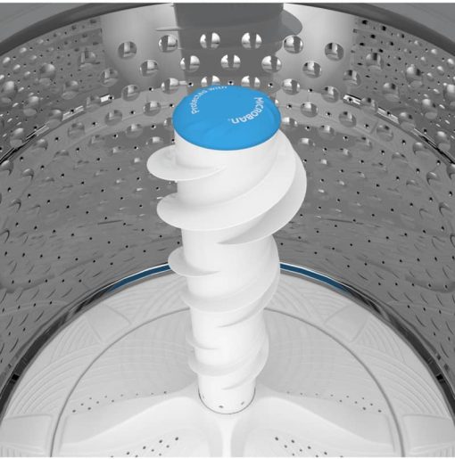 GE Profile 4.9 Cu. Ft. White Washer With Smarter Wash Technology And FlexDispense - Image 5