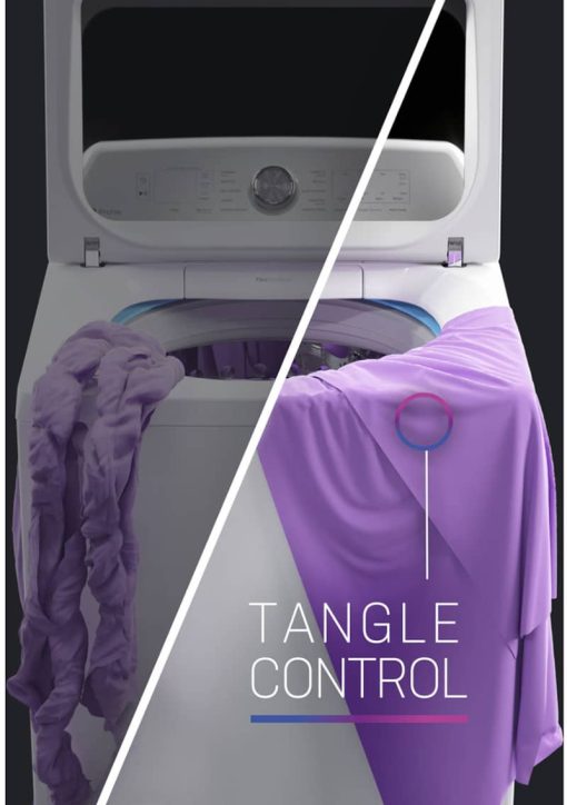 GE Profile 4.9 Cu. Ft. White Washer With Smarter Wash Technology And FlexDispense - Image 11