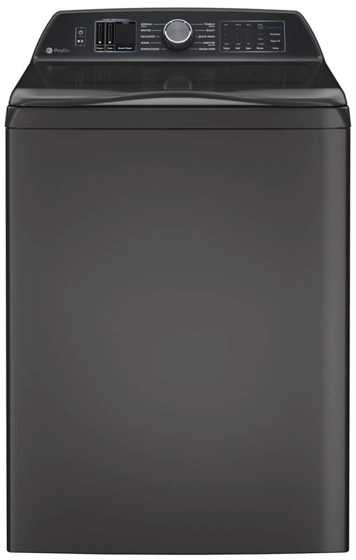 GE Profile 5.4 Cu. Ft. Diamond Gray Washer With Smarter Wash Technology And FlexDispense