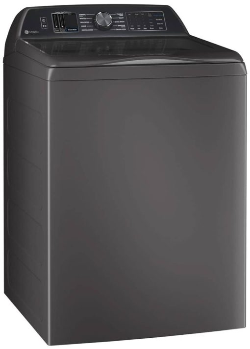 GE Profile 5.4 Cu. Ft. Diamond Gray Washer With Smarter Wash Technology And FlexDispense - Image 3