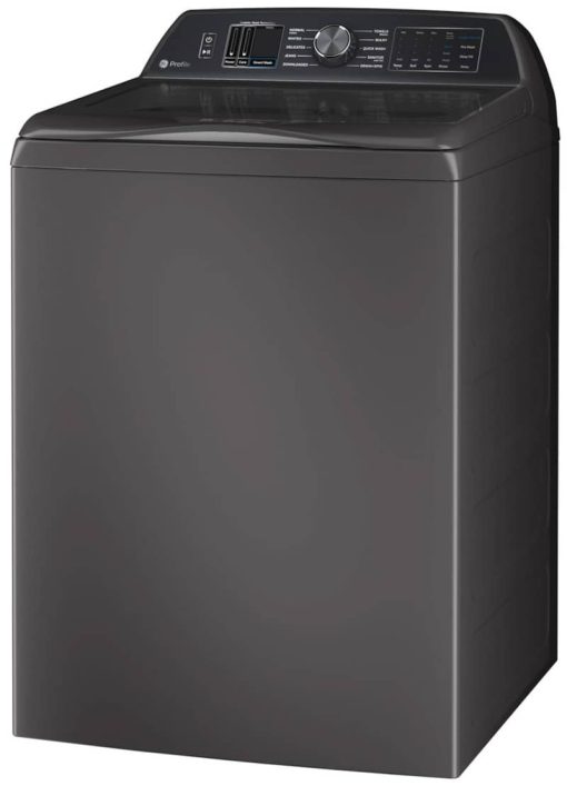 GE Profile 5.4 Cu. Ft. Diamond Gray Washer With Smarter Wash Technology And FlexDispense - Image 2
