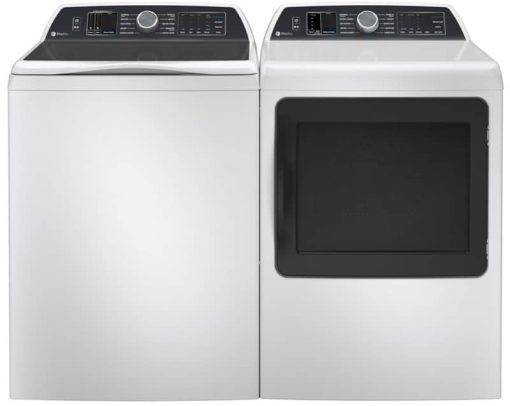 GE Profile 5.4 Cu. Ft. White Washer With Smarter Wash Technology And FlexDispense - Image 5