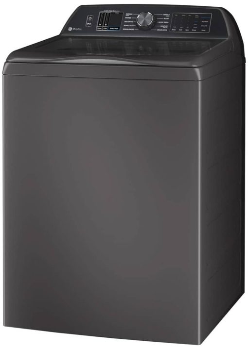 GE Profile 5.3 Cu. Ft. Diamond Gray Washer With Smarter Wash Technology And FlexDispense - Image 2