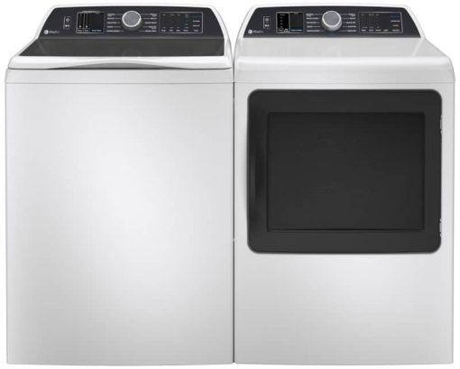 GE Profile 5.3 Cu. Ft. White Washer With Smarter Wash Technology And FlexDispense - Image 5