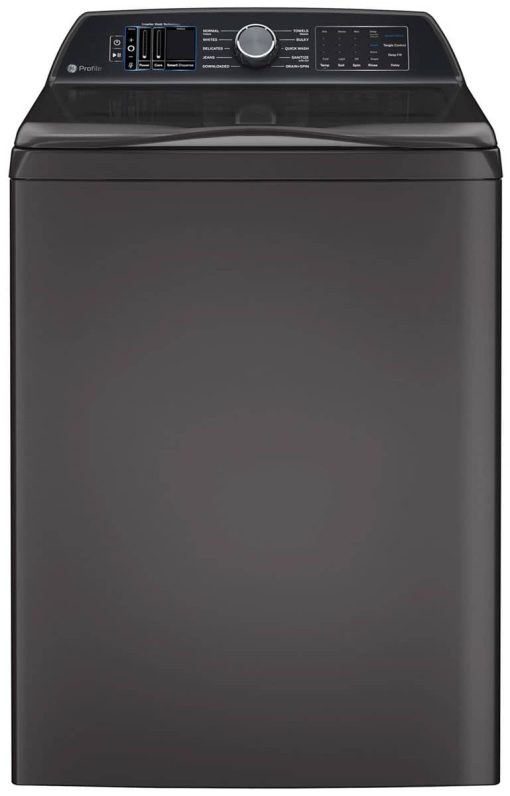 GE Profile 5.4 Cu. Ft. Diamond Gray Washer With Smarter Wash Technology And FlexDispense