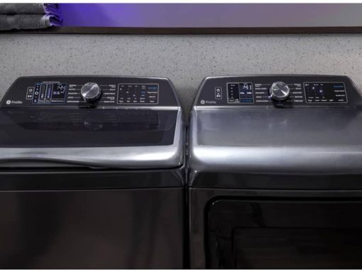 GE Profile 5.4 Cu. Ft. Diamond Gray Washer With Smarter Wash Technology And FlexDispense - Image 11