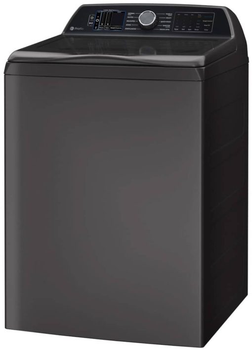 GE Profile 5.4 Cu. Ft. Diamond Gray Washer With Smarter Wash Technology And FlexDispense - Image 2