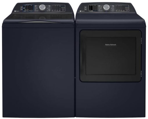 GE Profile 5.4 Cu. Ft. Sapphire Blue Washer With Smarter Wash Technology And FlexDispense - Image 7