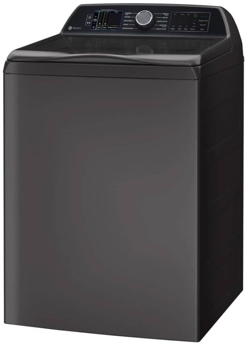 GE Profile 5.3 Cu. Ft. Diamond Gray Washer With Smarter Wash Technology And FlexDispense - Image 2