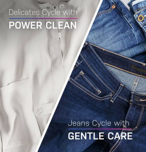 GE Profile 5.3 Cu. Ft. Sapphire Blue Washer With Smarter Wash Technology And FlexDispense - Image 11