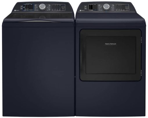 GE Profile 5.3 Cu. Ft. Sapphire Blue Washer With Smarter Wash Technology And FlexDispense - Image 7