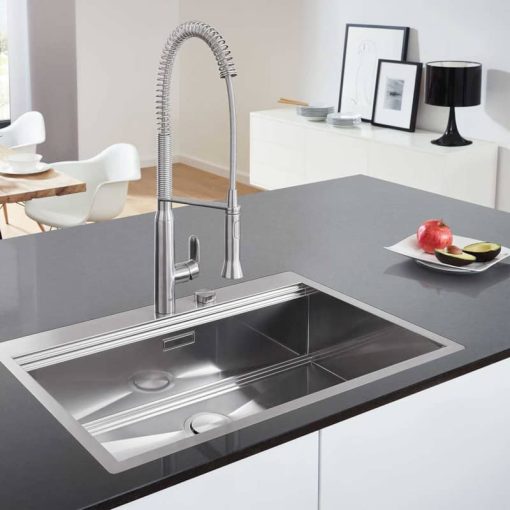 GROHE K7 SuperSteel Infinity Semi-Pro Kitchen Faucet - Image 2