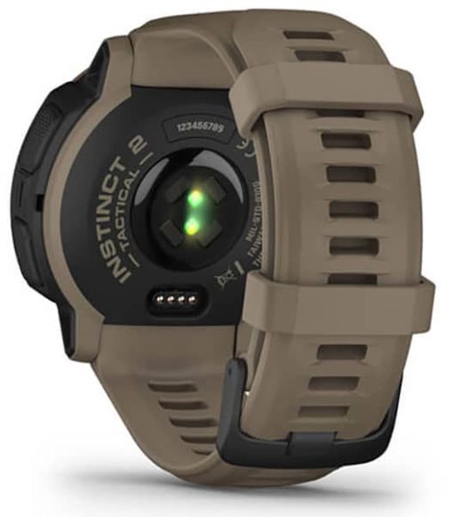 Garmin Instinct 2 Solar Tactical Edition Coyote Tan Smartwatch, 45mm - Image 13