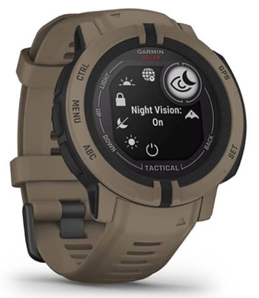 Garmin Instinct 2 Solar Tactical Edition Coyote Tan Smartwatch, 45mm - Image 3