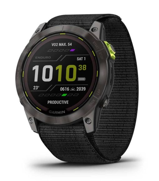 Garmin Enduro 2 Black UltraFit Nylon Smartwatch, 51mm