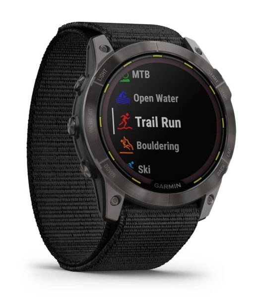 Garmin Enduro 2 Black UltraFit Nylon Smartwatch, 51mm - Image 3