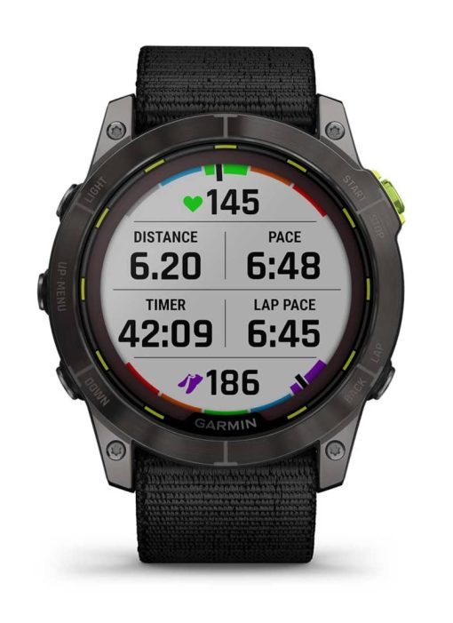 Garmin Enduro 2 Black UltraFit Nylon Smartwatch, 51mm - Image 4