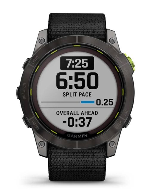 Garmin Enduro 2 Black UltraFit Nylon Smartwatch, 51mm - Image 7