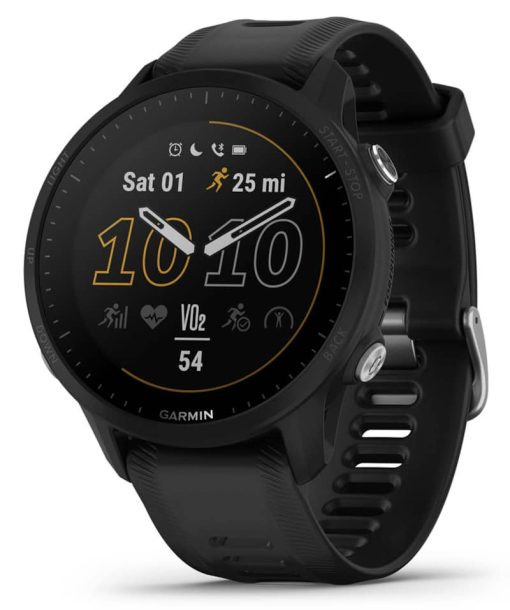 Garmin Forerunner 955 Black Silicone Smartwatch, 47mm