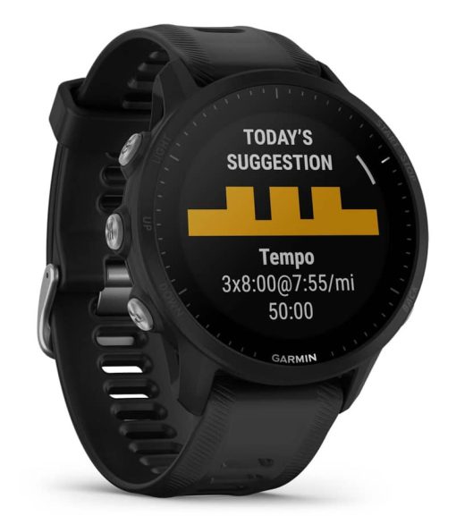 Garmin Forerunner 955 Black Silicone Smartwatch, 47mm - Image 3