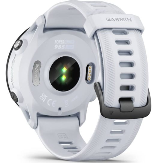 Garmin Forerunner 955 Solar Whitestone Silicone Smartwatch, 47mm - Image 6