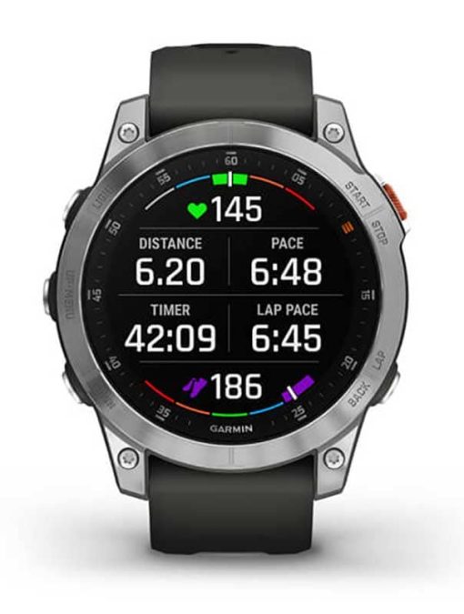 Garmin epix Slate Steel Smartwatch (Gen 2) - Image 8