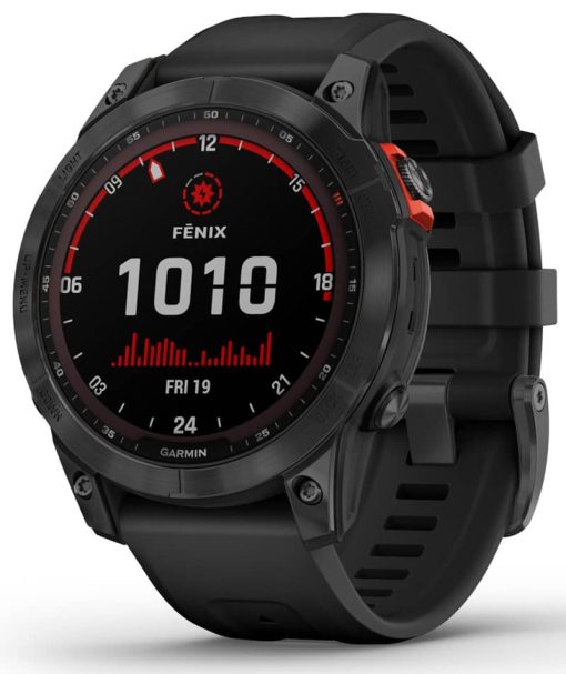 Garmin fenix 7 Solar, Slate Gray With Black Band