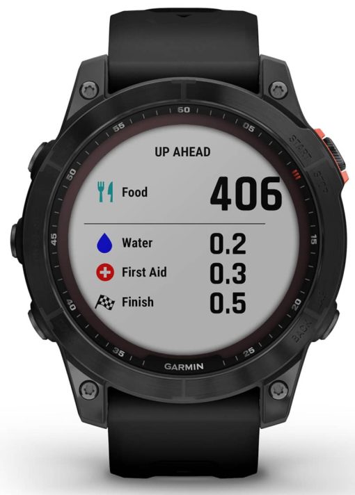 Garmin fenix 7 Solar, Slate Gray With Black Band - Image 4
