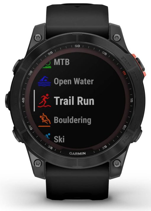 Garmin fenix 7 Solar, Slate Gray With Black Band - Image 5