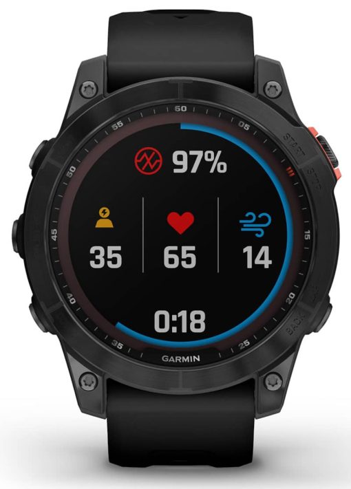 Garmin fenix 7 Solar, Slate Gray With Black Band - Image 6