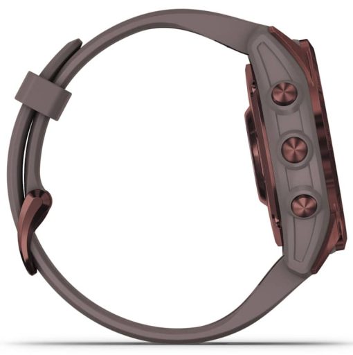 Garmin fenix 7S Sapphire Solar, Dark Bronze Titanium With Shale Gray Band - Image 10