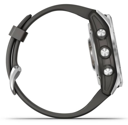 Garmin fenix 7S Watch, Silver With Graphite Band - Image 9