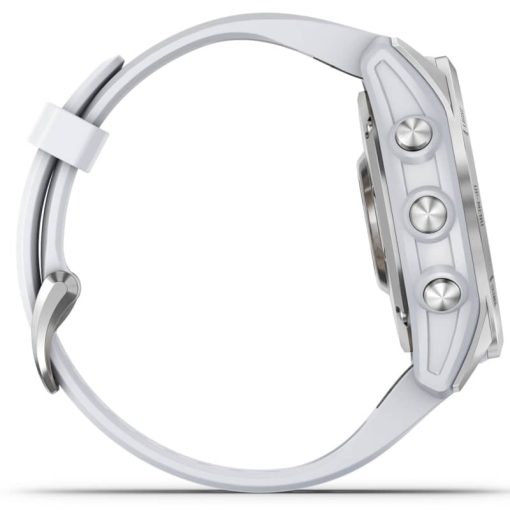 Garmin fenix 7S Watch, Silver With Whitestone Band - Image 9
