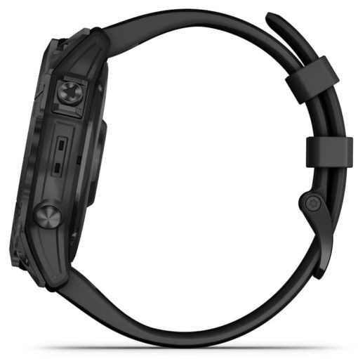 Garmin fenix 7X Sapphire Solar, Black DLC Titanium With Black Band - Image 10