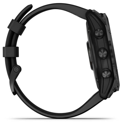 Garmin fenix 7X Sapphire Solar, Black DLC Titanium With Black Band - Image 9